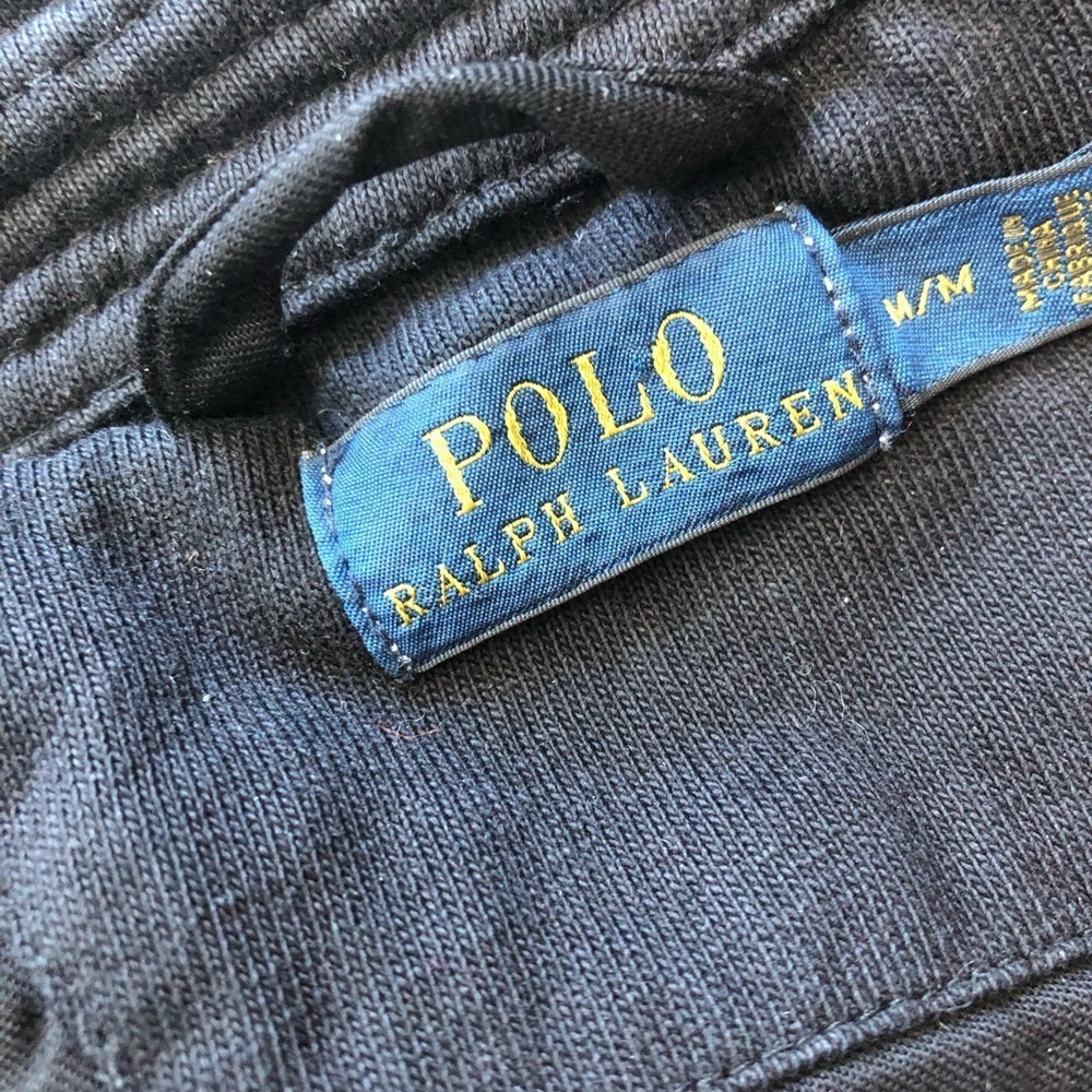 Polo Ralph Lauren Quilt Patch Moto Jacket in Black Women’s Size M - Picture 3 of 14